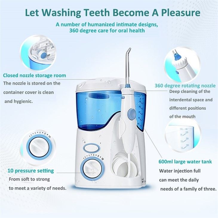 Intensive cleansing oral irrigator